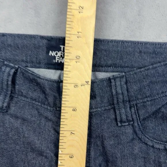 The North Face Tungsted Pants Women's 2 Blue Dark Wash Stretch Mid Rise Hiking - Picture 12 of 13